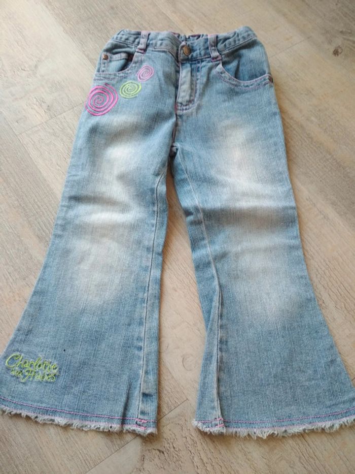 Jeans wide fille 3 ans