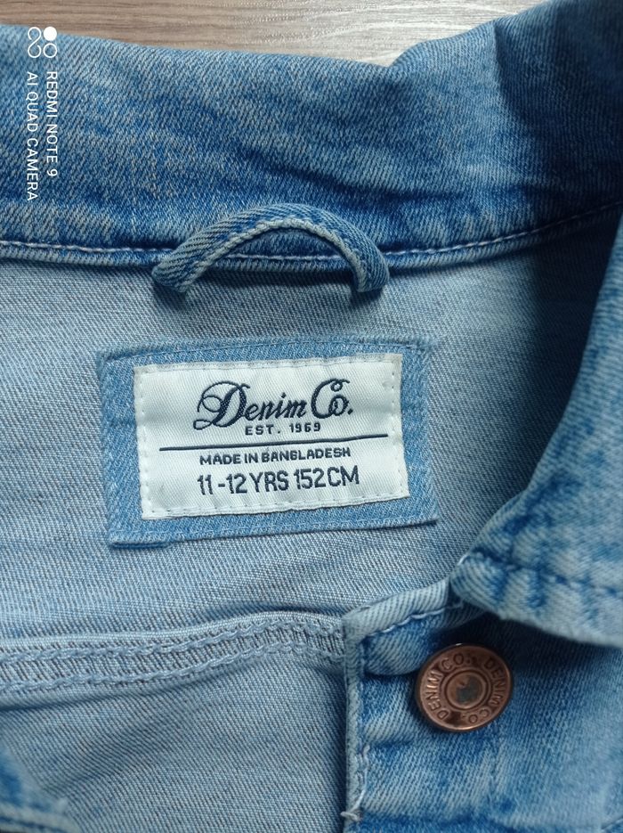 Veste en jean fille bleu stone, taille 11-12 ans, Primark - photo numéro 6