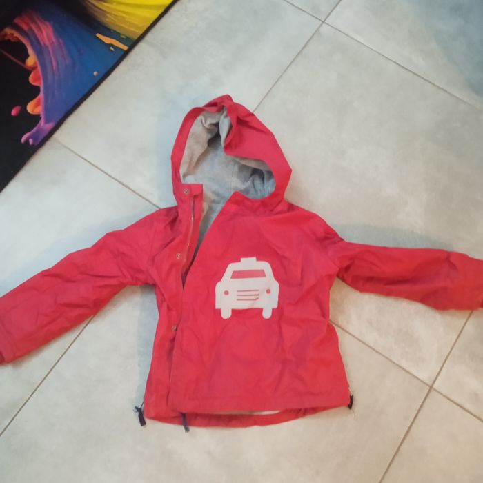 Manteau à capuche deperlant neuf motif luisant nuit Kim et lou - photo numéro 8