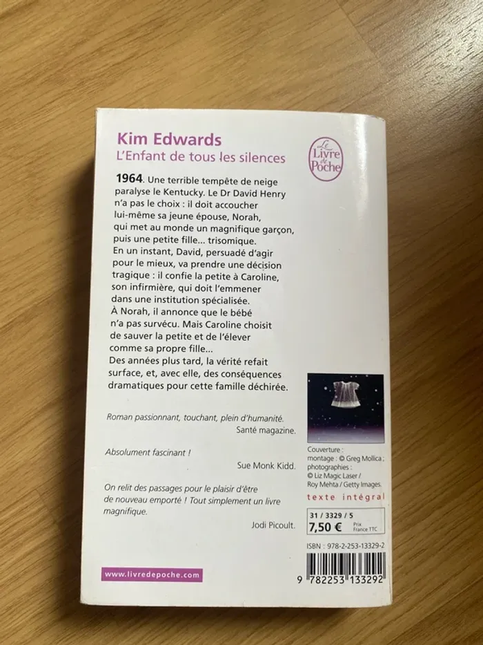 L’enfant de tous les silences Kim Edwards - photo numéro 2