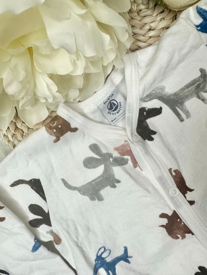 Pyjama Petit Bateau 6 mois - photo numéro 2