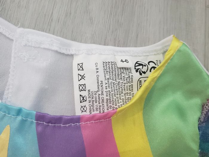 Robe deguisement licorne multicolore taille 3-4 ans - photo numéro 4