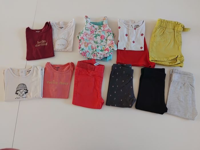Très joli Lot fille 18 mois printemps été
