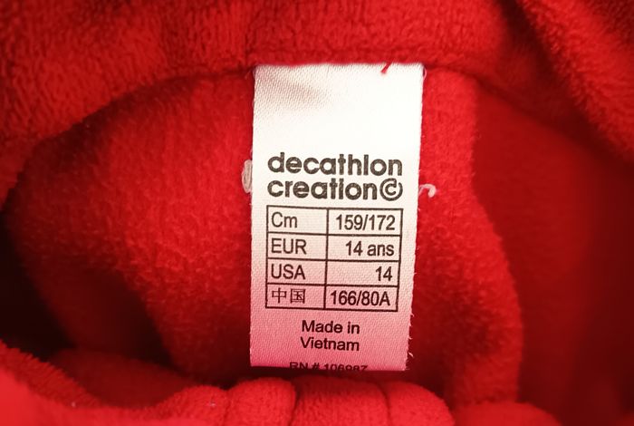 Polaire Rouge Unisexe - 14 Ans / Decathlon-Quechua - photo numéro 3