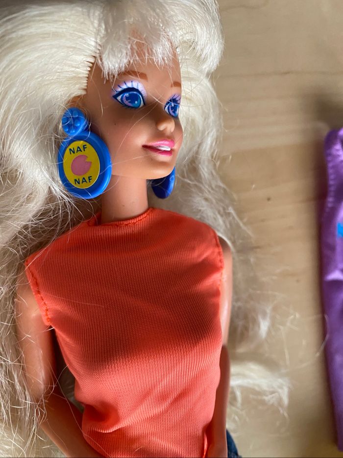 Poupee Barbie Mattel nafnaf 1993 naf naf - photo numéro 3