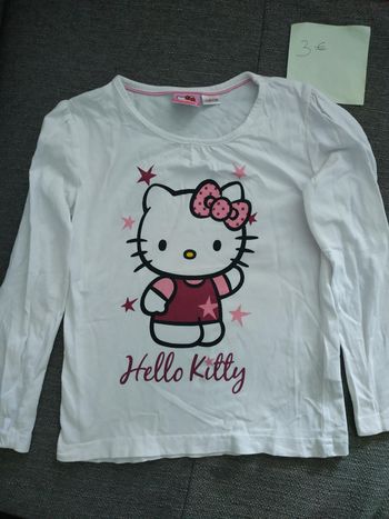 Tee-shirt manche longue hello kitty