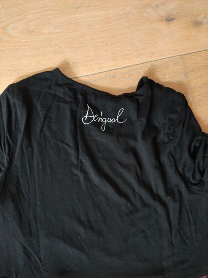 t-shirt fin Desigual dentelle - photo numéro 6