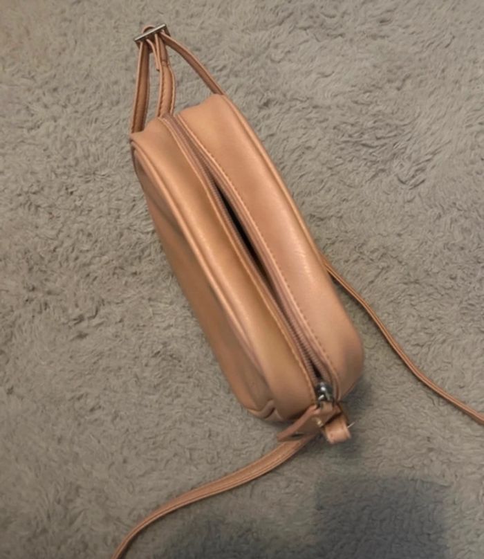 Petit sac bandoulière rose La Halle - photo numéro 2