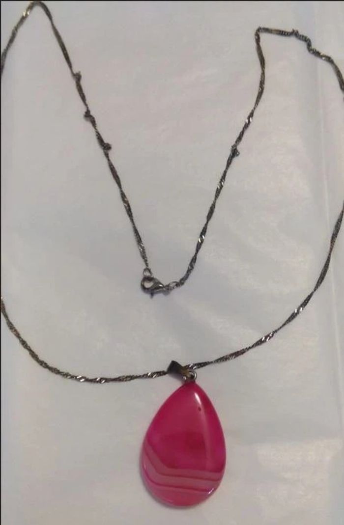 Chaine et pendentif fantaisie - photo numéro 2