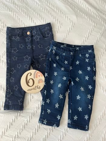 Lot 2 jeans 6 mois.
