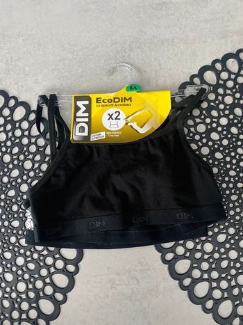 Lot de 2 brassieres dim 8 ans