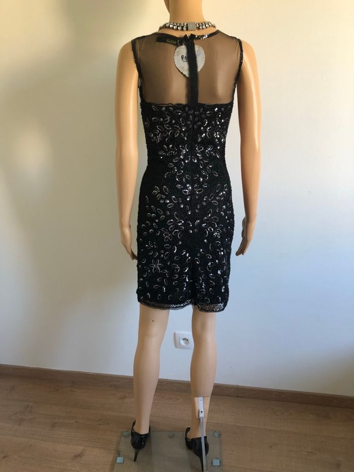 Robe noire et argentée neuve avec sequins Realty taille S (valeur 45€) - photo numéro 6