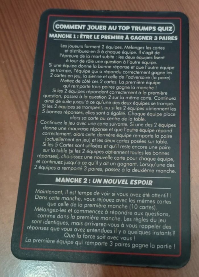 Jeu Quizz Star Wars - photo numéro 3