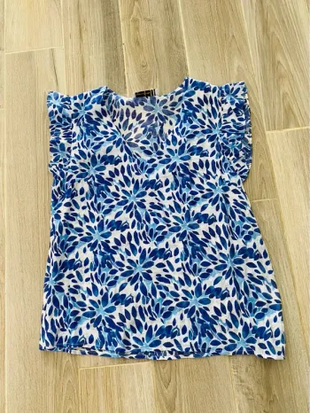 Blouse femme bleu T38/40 neuf