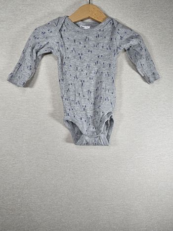 Bodie manche longue poco piano 3-6mois