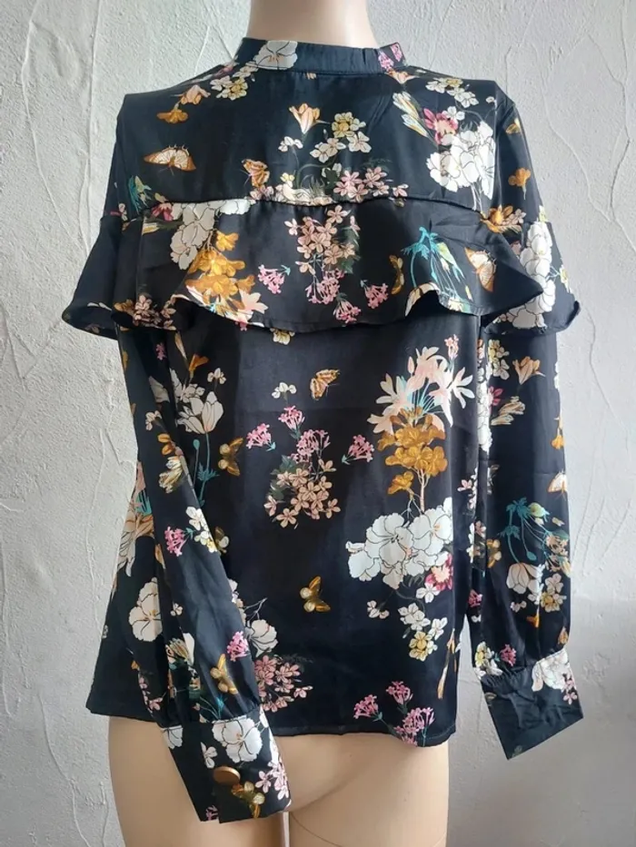 Chemisier à motif floral Taille S