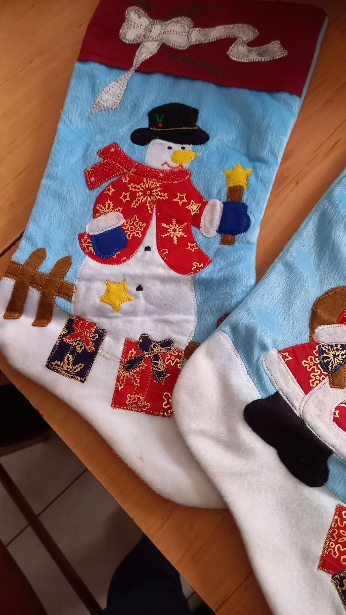 2 petites chaussettes de noel - photo numéro 2