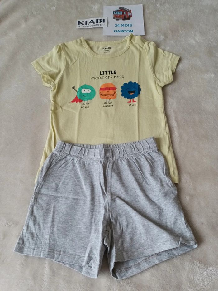 Pyjashort 24 mois kiabi