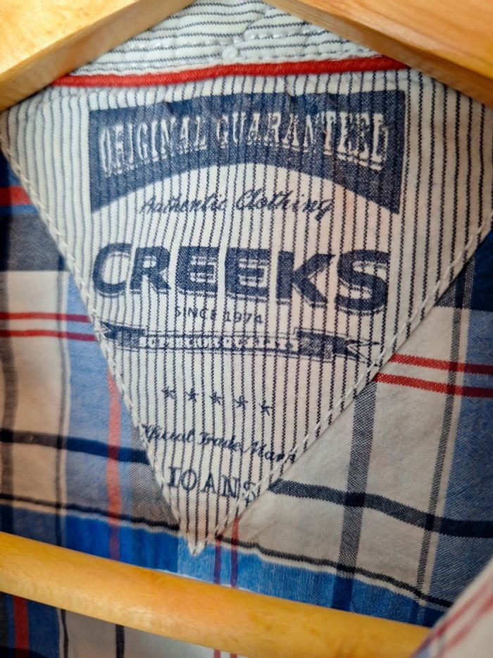 Chemise à carreaux ml garçon 10 ans creeks - photo numéro 6