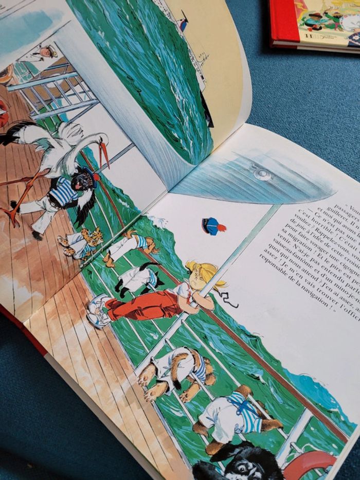 Livre rare La Croisière de Caroline Pierre Probst Hachette Jeunesse Album collection reliure rouge - photo numéro 4