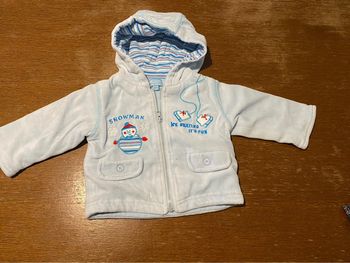 Veste bleue claire snowman