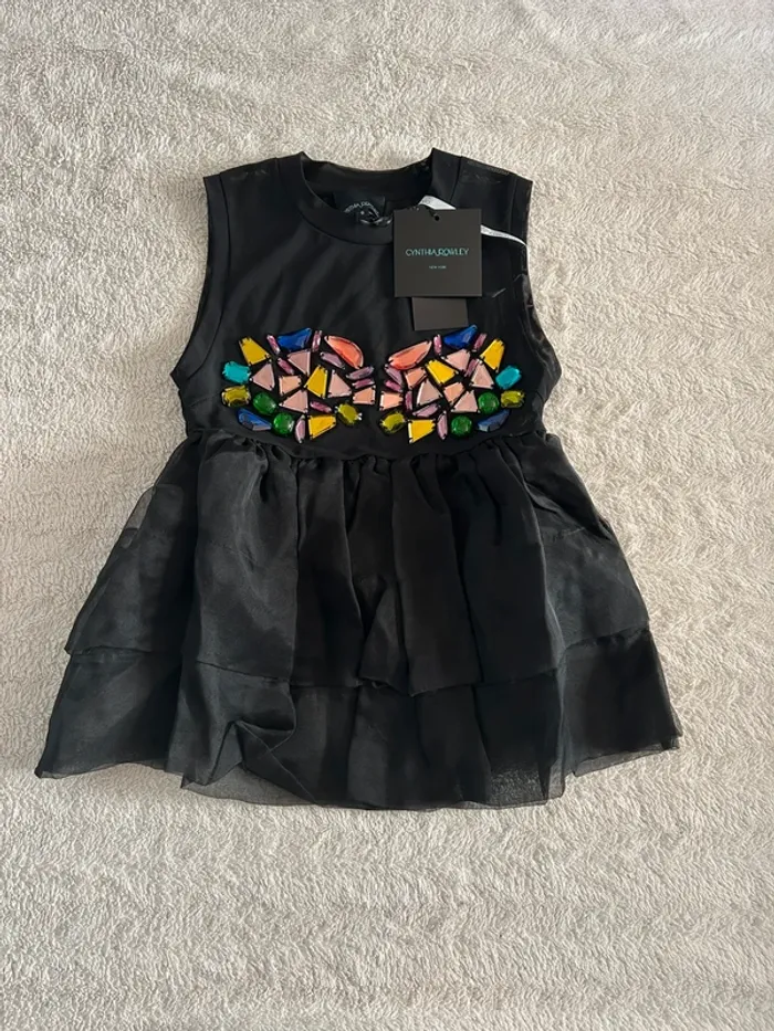 Chemise / top / Blouse en organza Cynthia Rowley