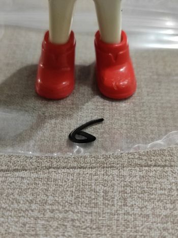 Playmobil vintage paire de chaussure botte rouge