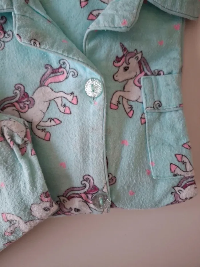 Pyjama hiver jersey licorne - photo numéro 3
