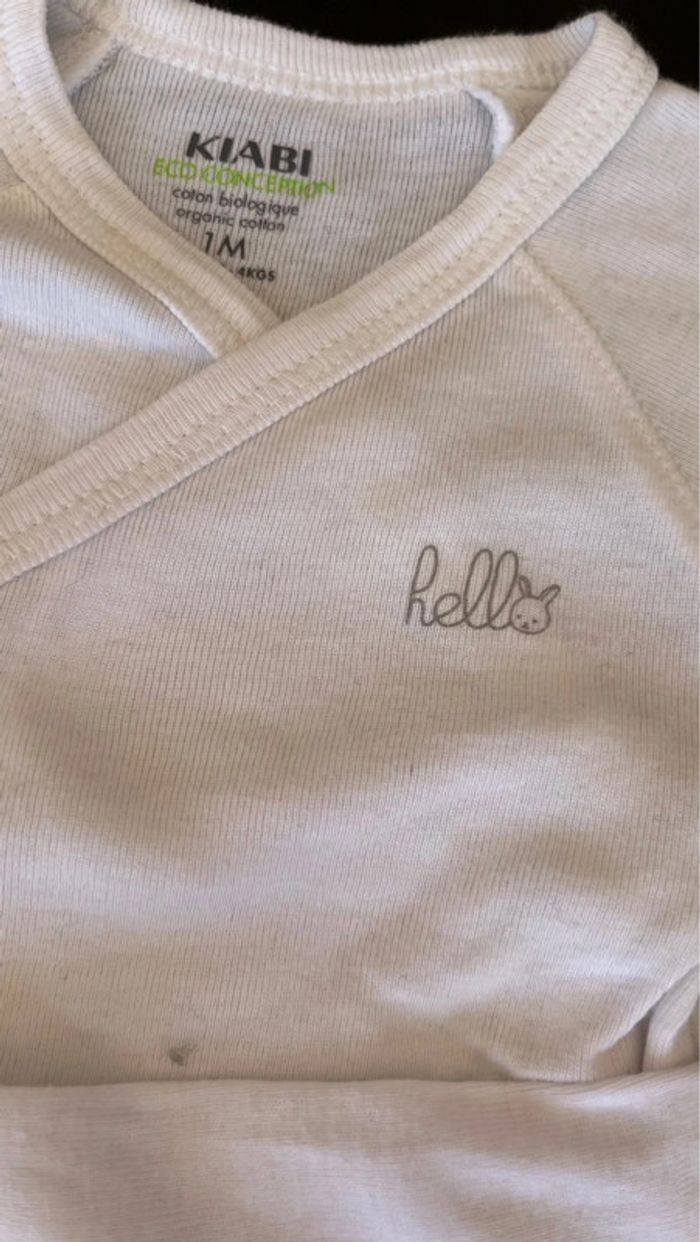 Lot de 4 bodys 1 mois - photo numéro 4