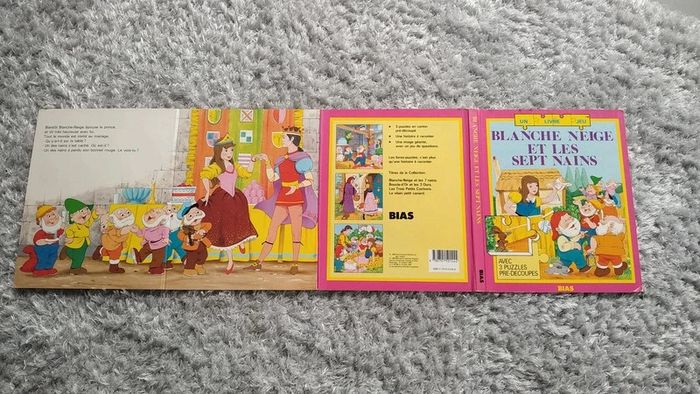 Livre puzzle Blanche Neige et des sept nains - photo numéro 2