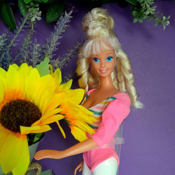 Poupée barbie vintage my first barbie ballerine facile à habiller 