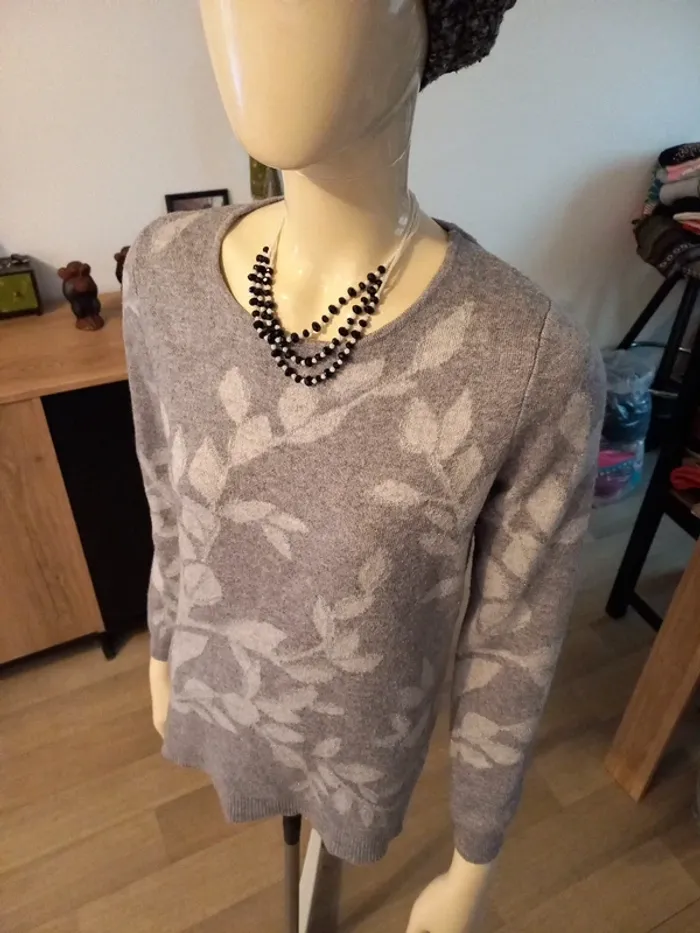 Pull gris femme T34/36 - photo numéro 6