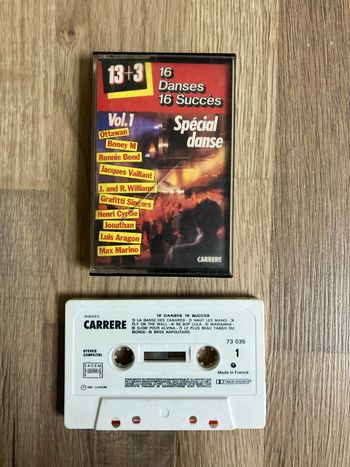 Cassette audio-16 danses-16 succès 