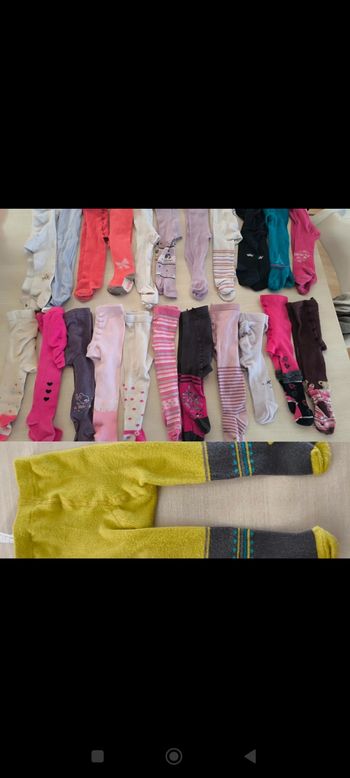 Gros lot de collants 0-6mois
