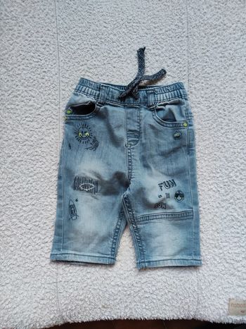 Pantalon pantacourt Taille 18 mois Smiley Baby