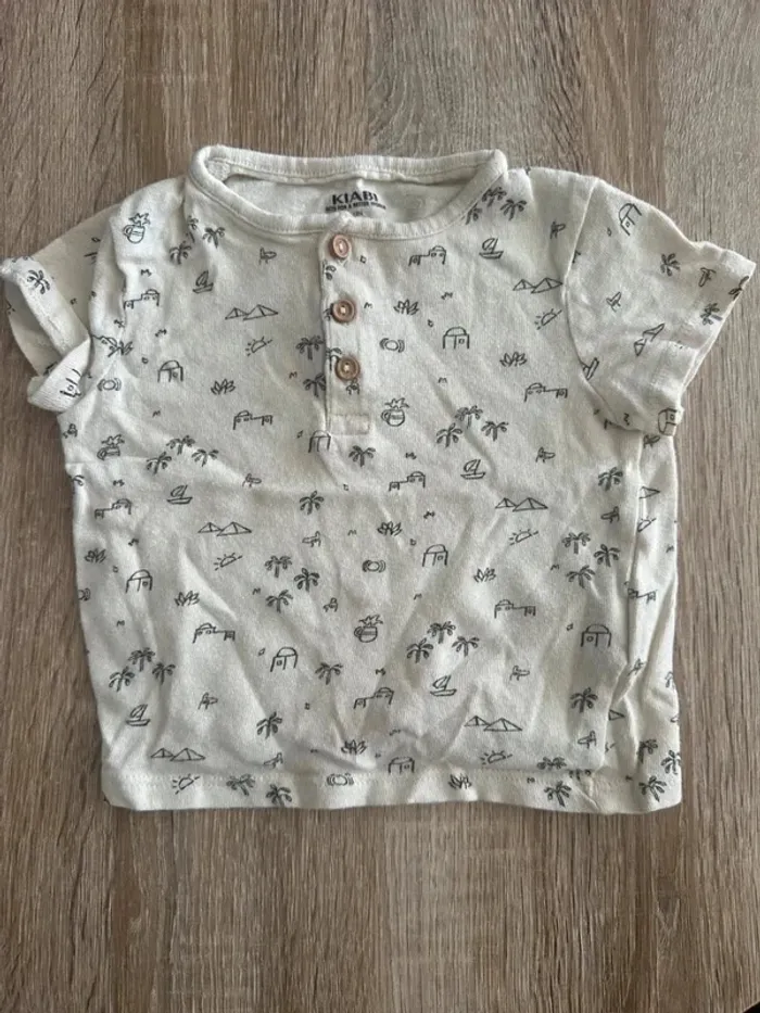 T-shirt manche courte été 12 mois 74 cm - photo numéro 2