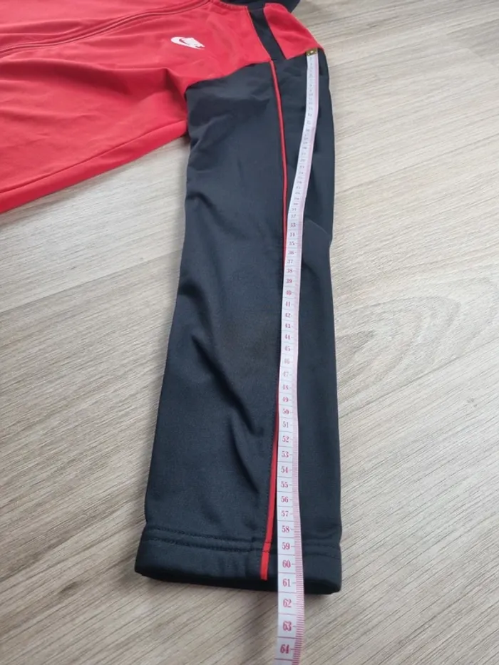 Ensemble jogging rouge/noir Nike Femme Taille S - photo numéro 11