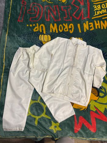 Ensemble traditionnel marocain enfant blanc – 6 ans