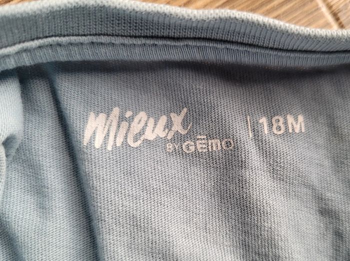 Tee-shirt manches longues gemo 18 mois - photo numéro 5