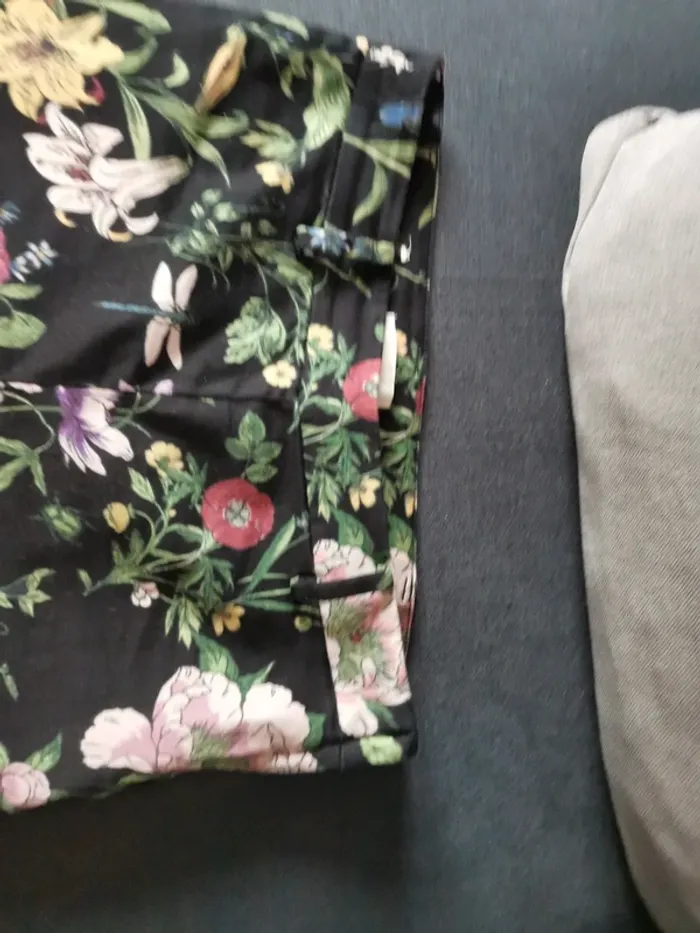 Pantalon fleuri t36 - photo numéro 6