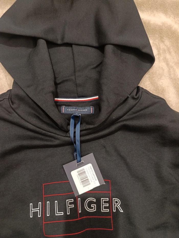 Sweat Tommy Hilfiger homme noir M - photo numéro 3