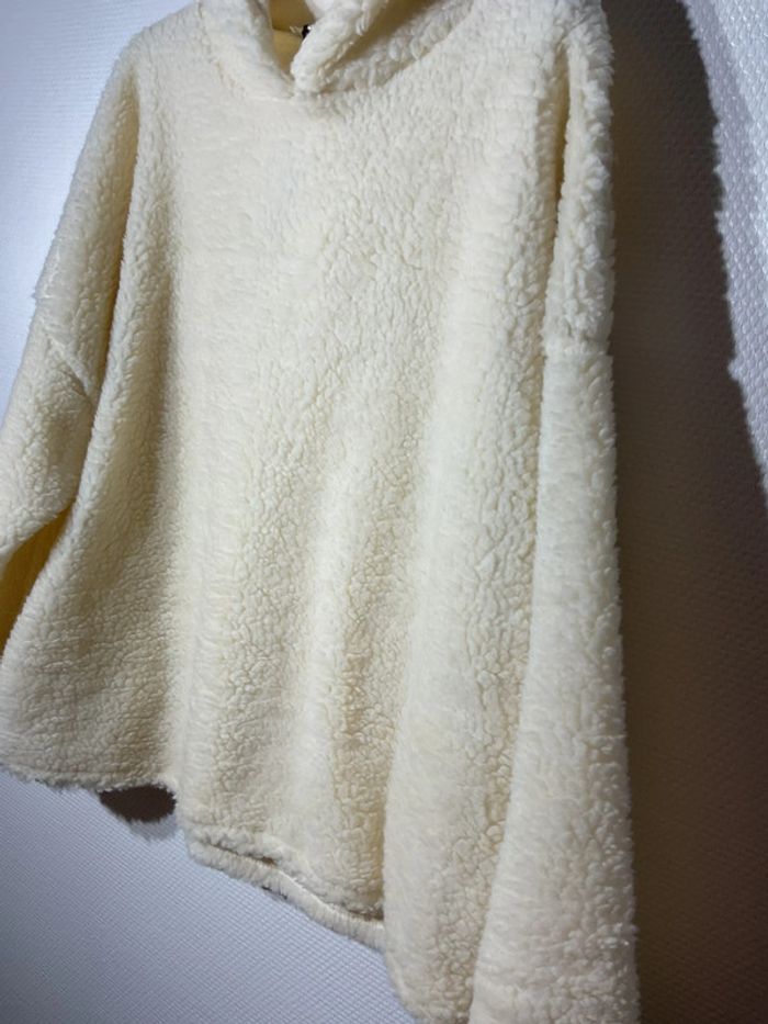 Pull à capuche pilou femme taille unique (38-44)- vivichy - neuf avec étiquette - photo numéro 2