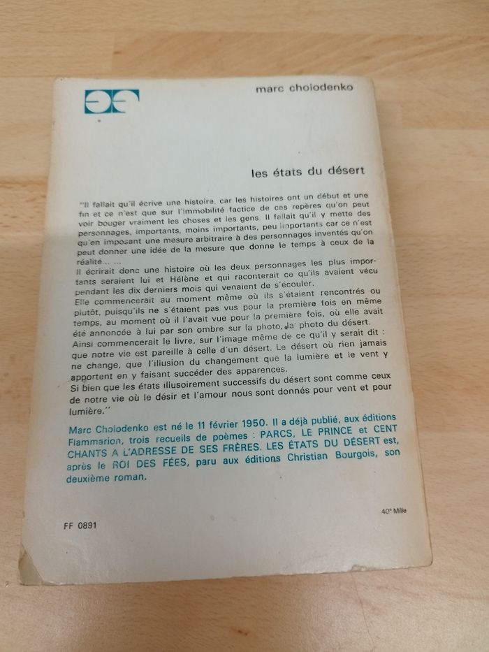 Marc Cholodenko
Les états du désert - photo numéro 2