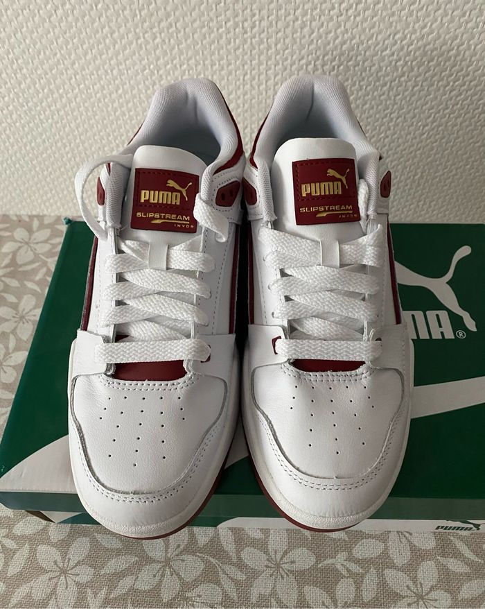 Sneakers Slipstream invdr Puma - Blanc & Rouge - Pointure 40,5 or 8 US - photo numéro 2