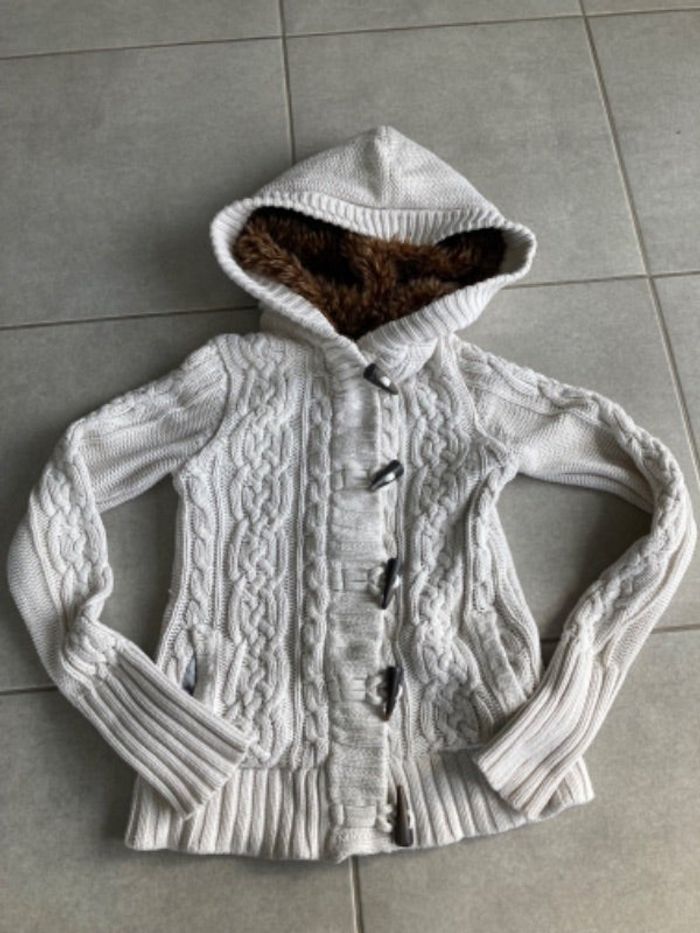 Veste laine à capuche pimkie T. S