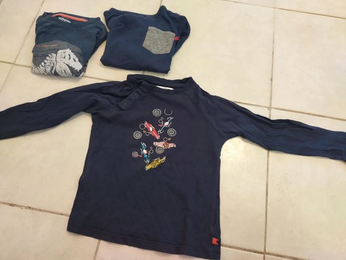 Lot tshirt manches longues 3 ans - photo numéro 8