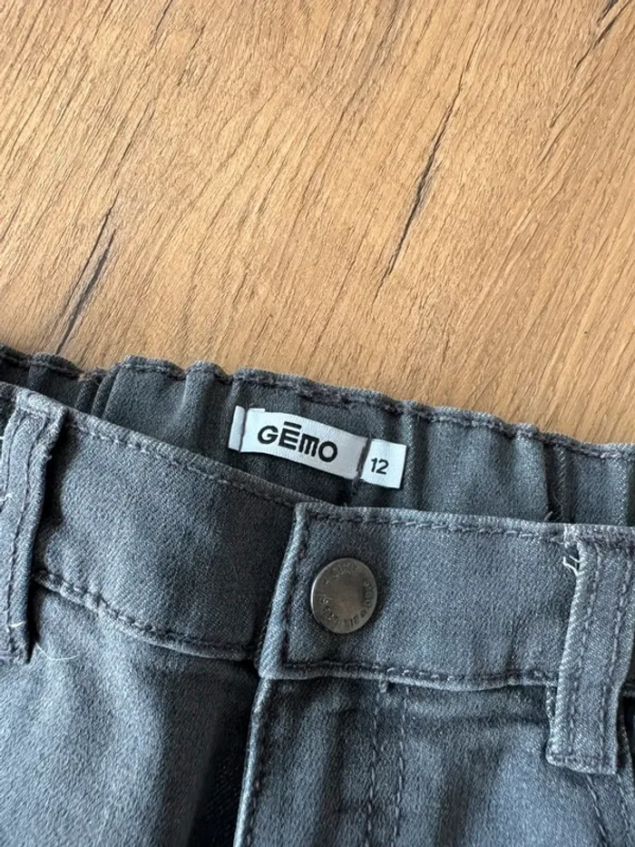 Jeans garçon 12 ans gris - photo numéro 2