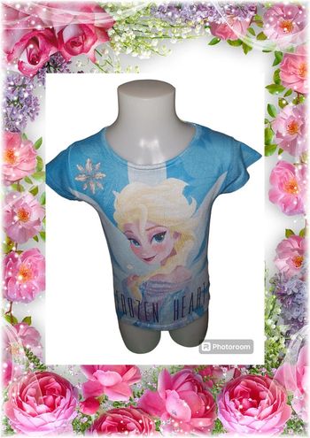 💫🌸 T-shirt imprimé manches courtes pour fille 🌸💫