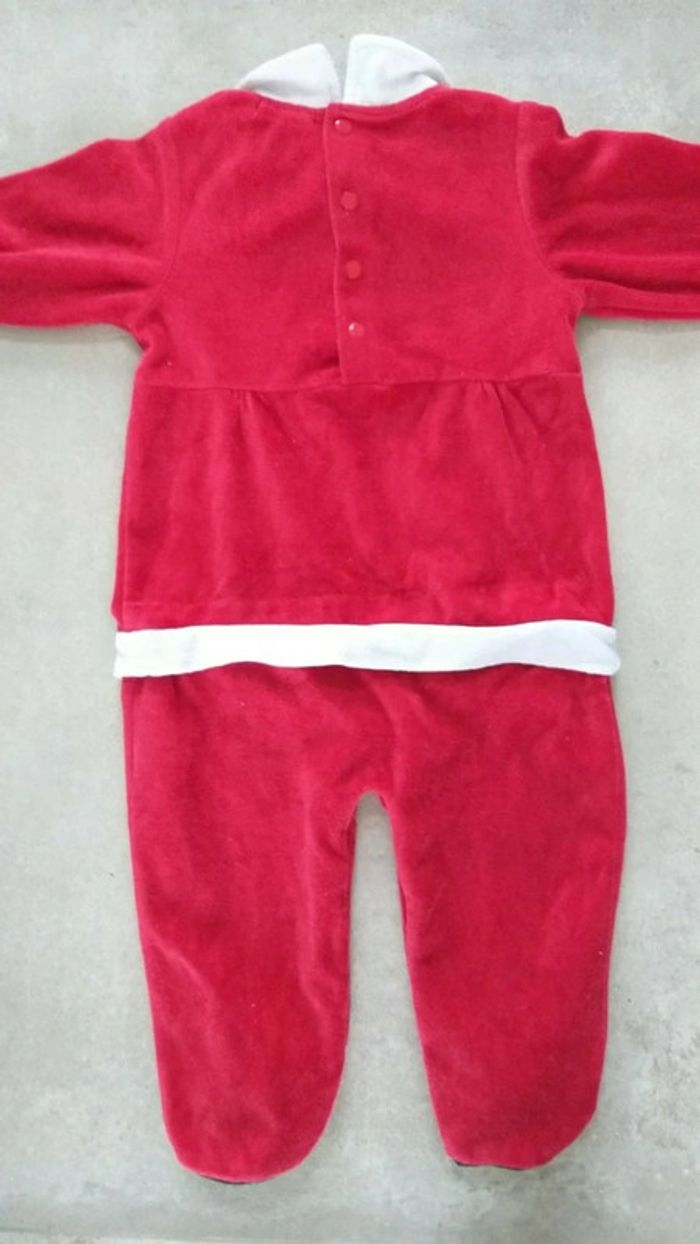 Pyjama velours 18 mois tissaia noel mixte - photo numéro 4
