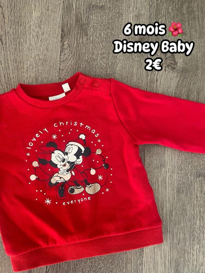 Sweat 🌺 6 mois 🌺 Disney Baby